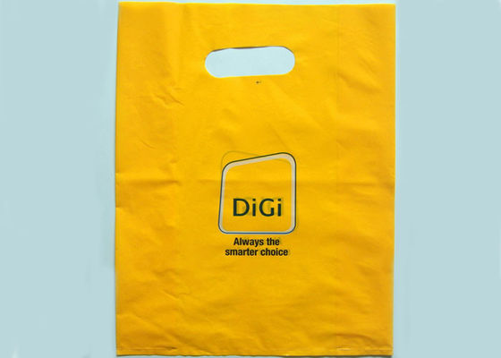 50mic Custom Plastic Merchandise Bags , Plastic Shopping Bags With Handles