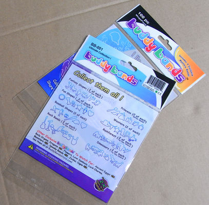 Custom Printed Resealable Poly Bags BOPP Material Dustproof Oxygen Proof